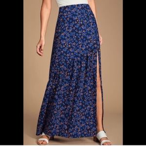 Lulus Wandering Wonder Floral Maxi Skirt